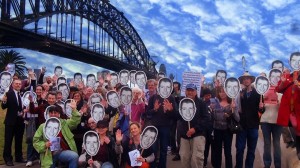 Rally in Sydney, Australia